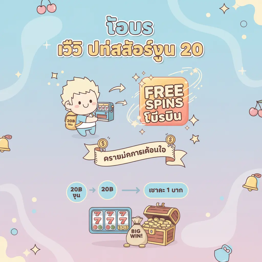 วิธี ปั่นสล็อตทุน 20 - โบนัส