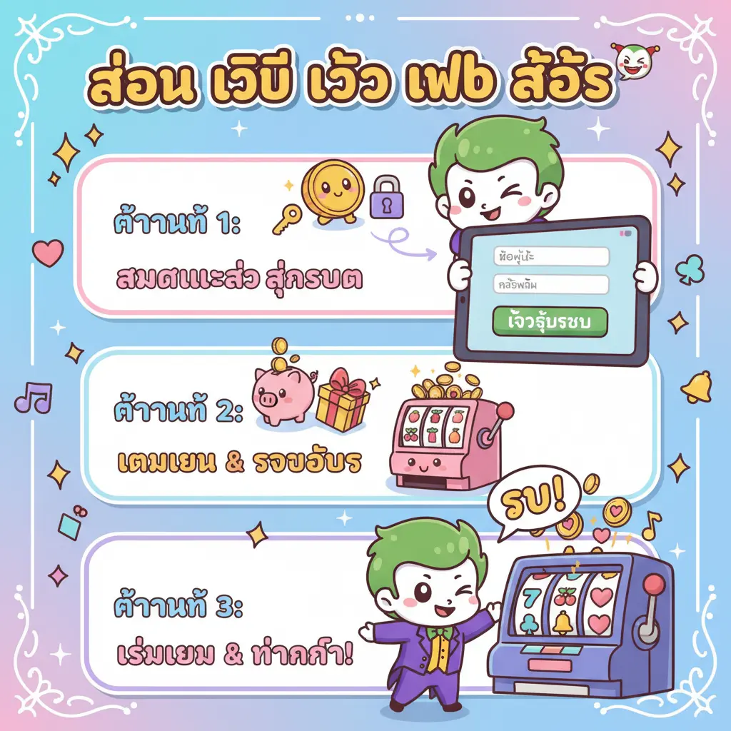 สอน วิธี เข้า เว็บ สล็อต - Joker