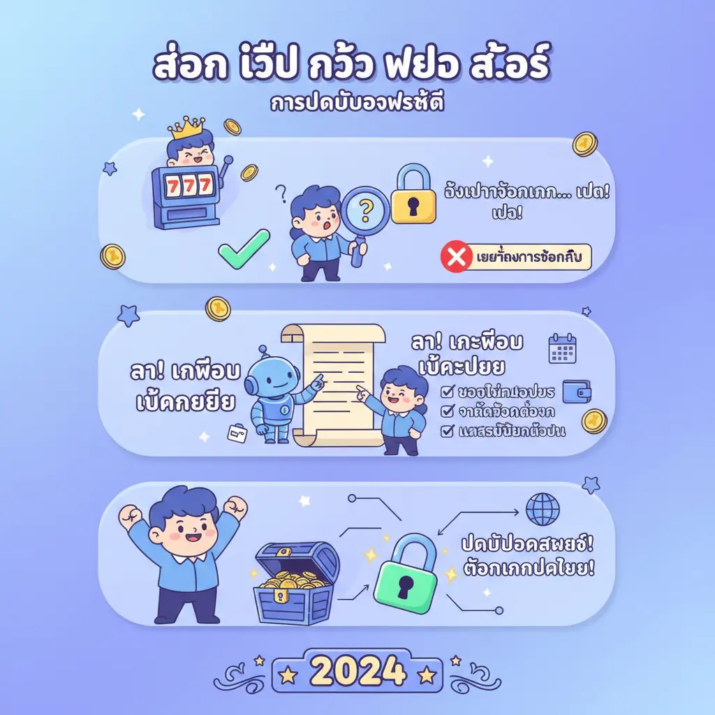 สอน วิธี เข้า เว็บ สล็อต - การปลดบล็อกเว็บไซต์