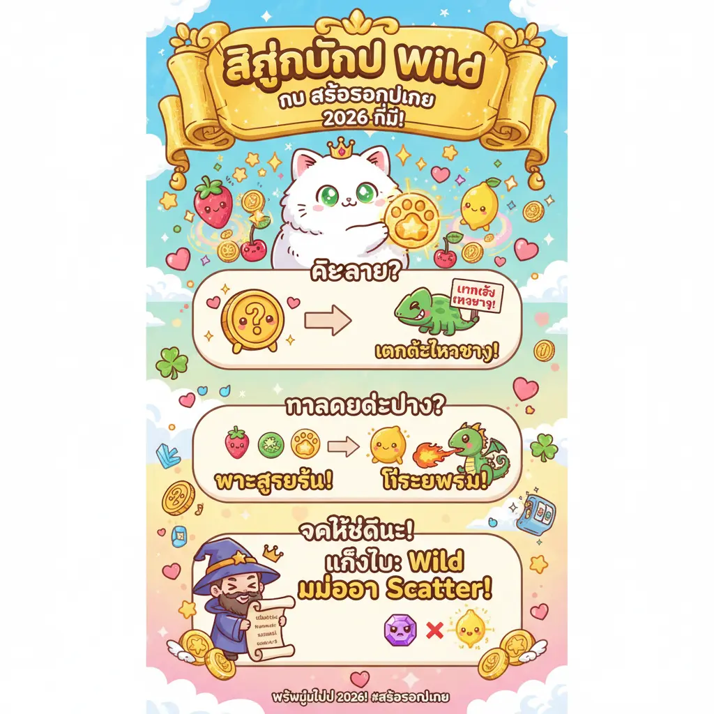 ขั้น ตอน การเล่นสล็อต - สัญลักษณ์ Wild