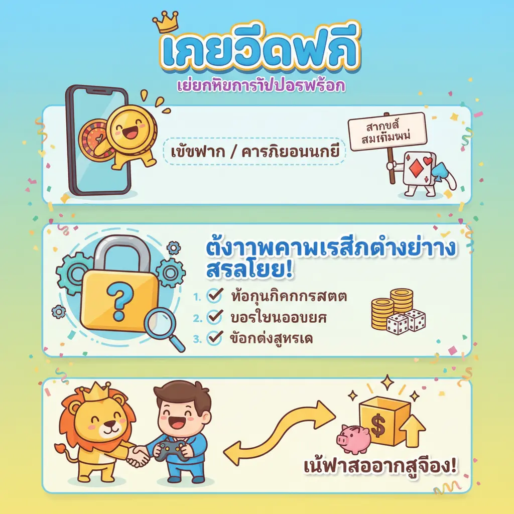 เครดิตฟรี - การพนันออนไลน์