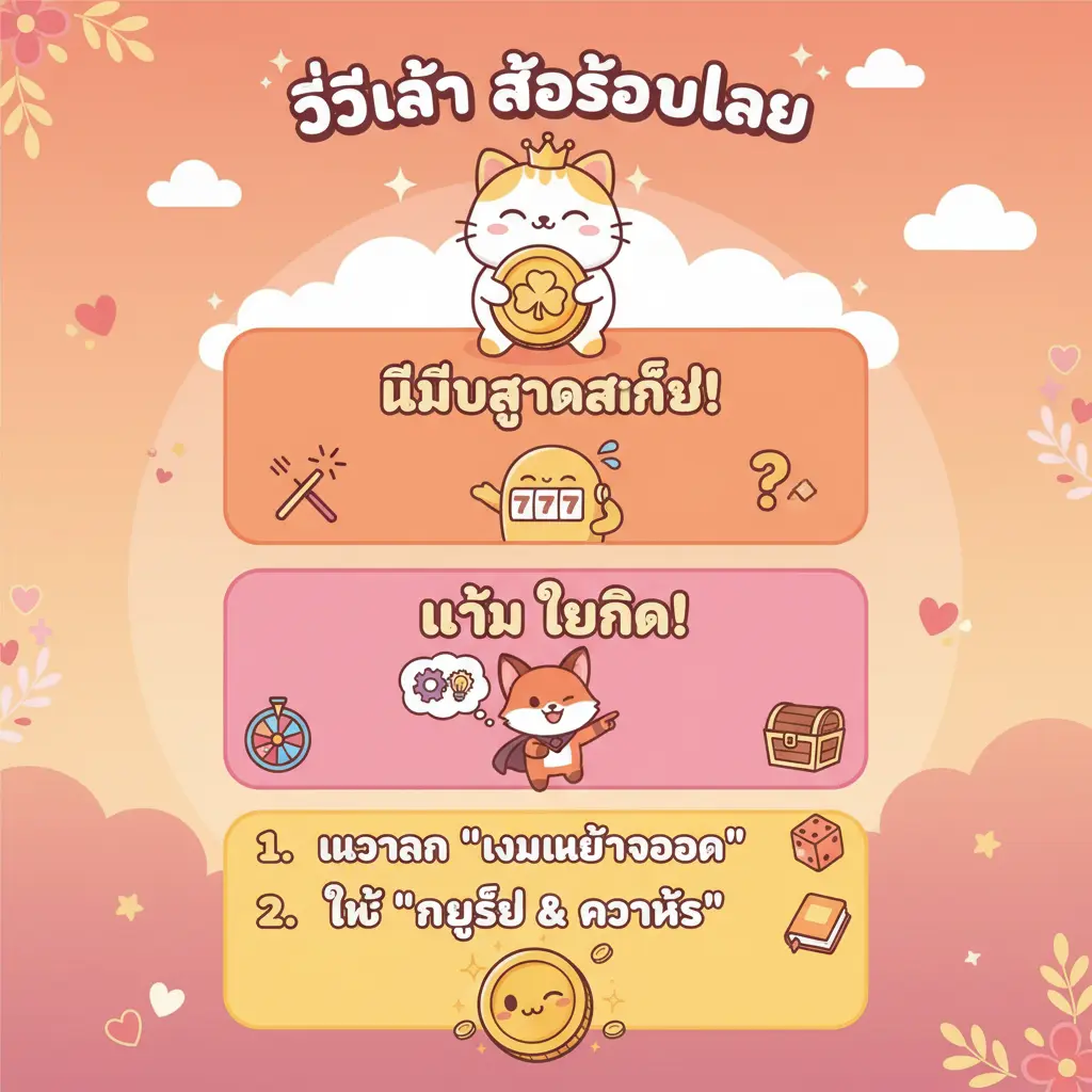 วิธีเล่นสลอต - สล็อตออนไลน์