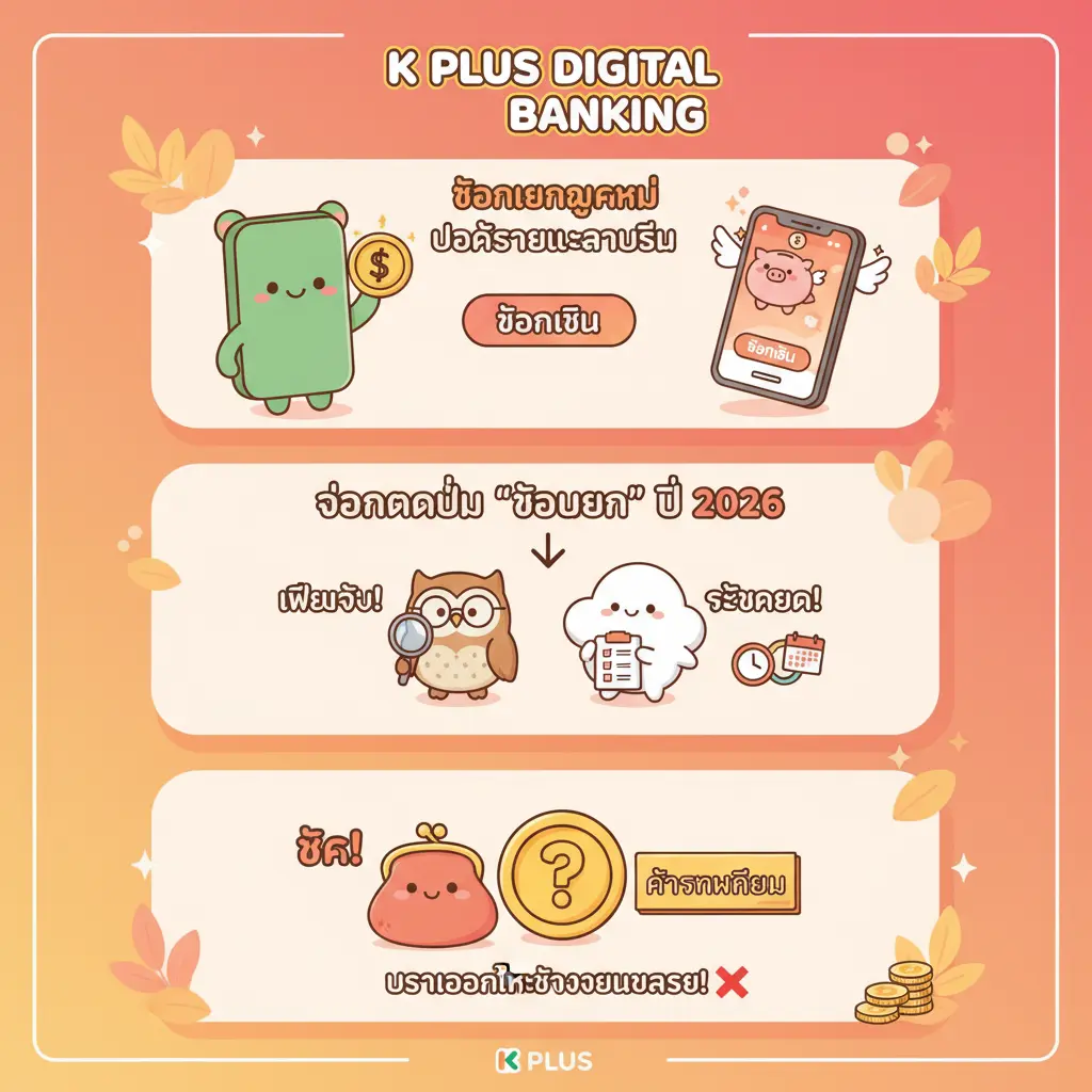 ถอนเงิน - K PLUS